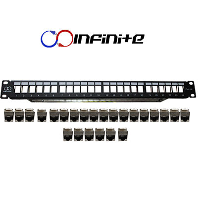 Patch Panel Categoria 6A de 24 Puertos