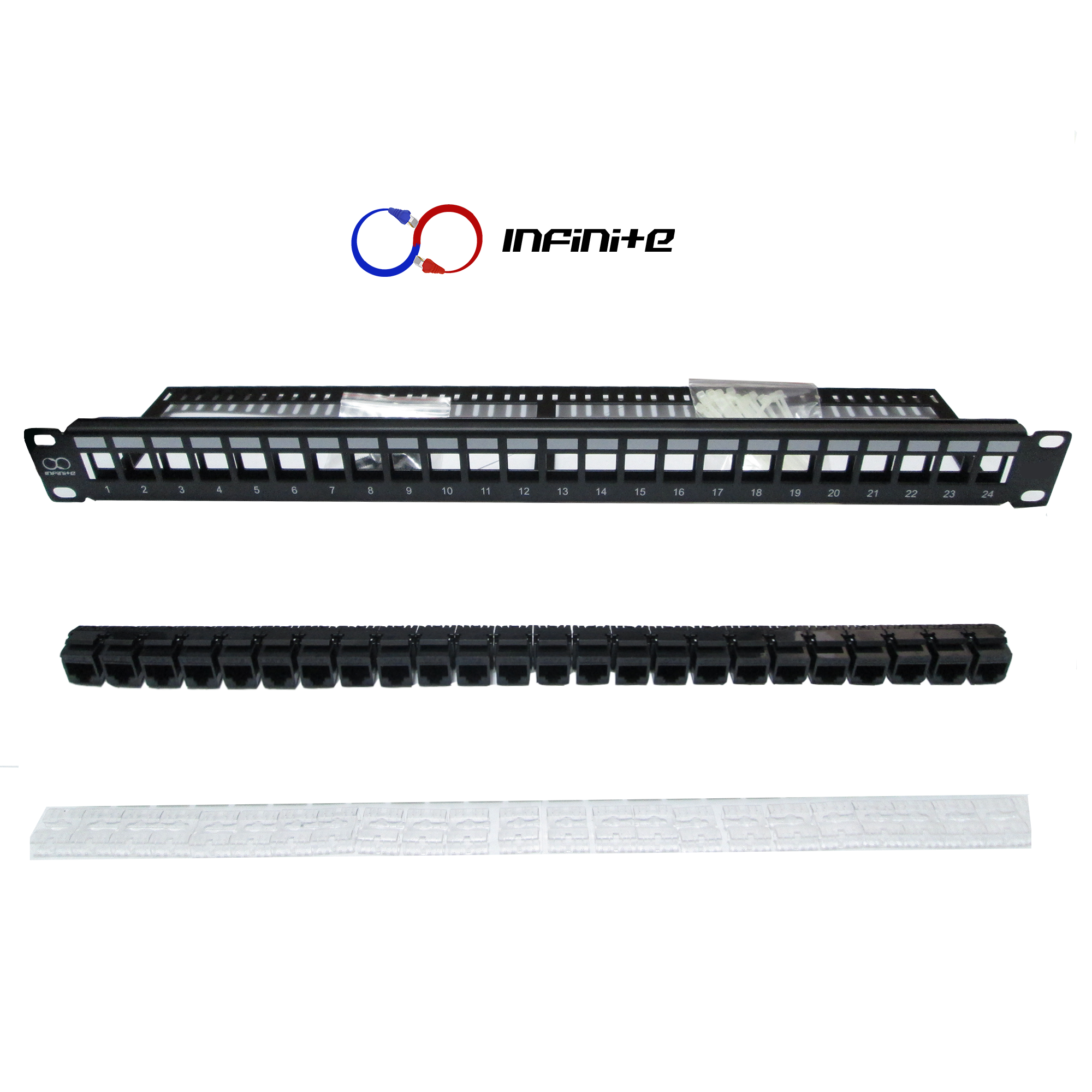 Patch panel cat categoria 6 24 puertos